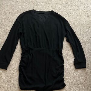 Chic Black Long Sleeve Dress